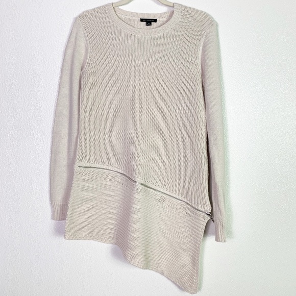 H by Halston asymmetrical sweater xs euc - Picture 2 of 6